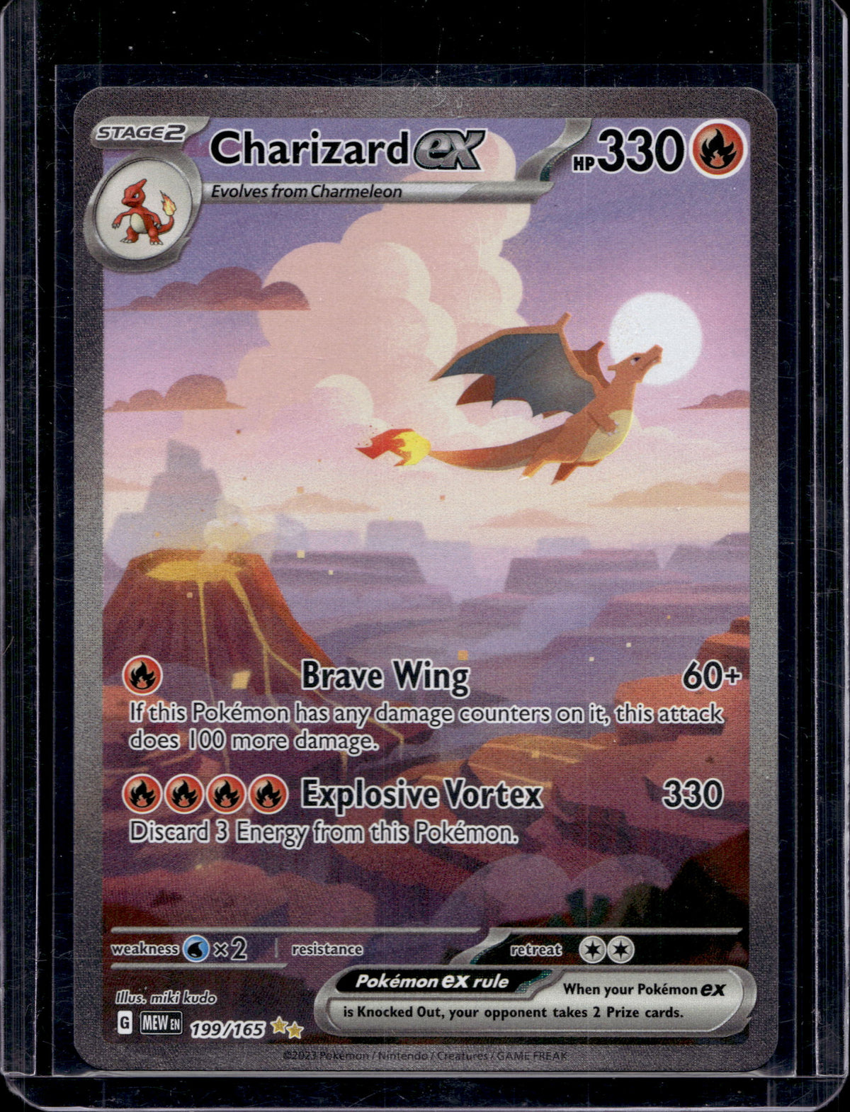 Charizard ex 199/165 Raw