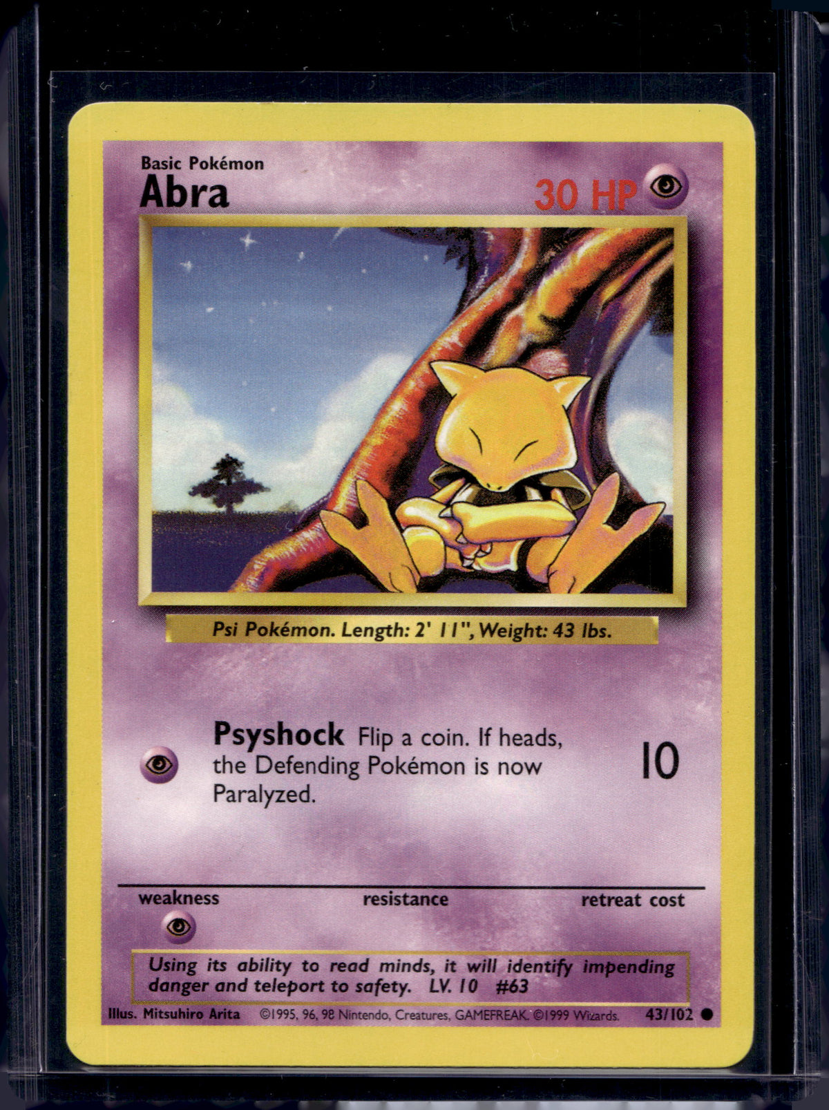 Abra (Base Set - Unlimited) 43/102 Raw
