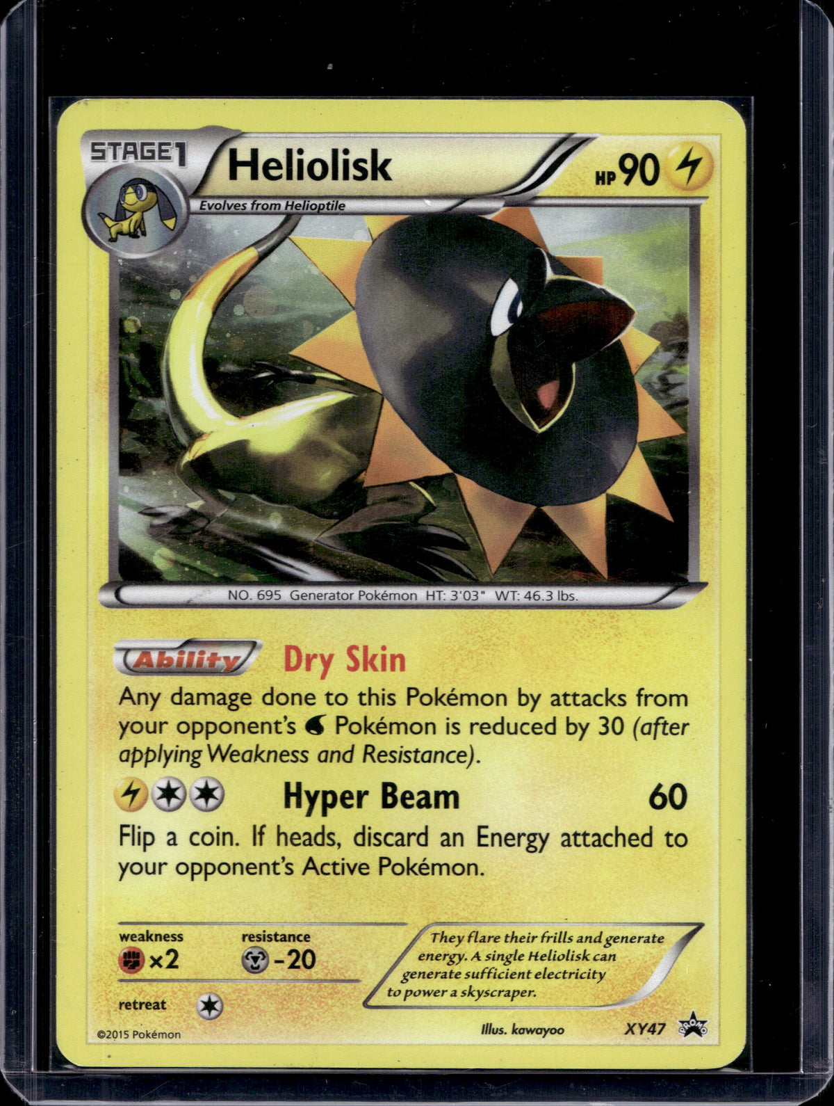 Heliolisk - Holofoil - XY47 Raw