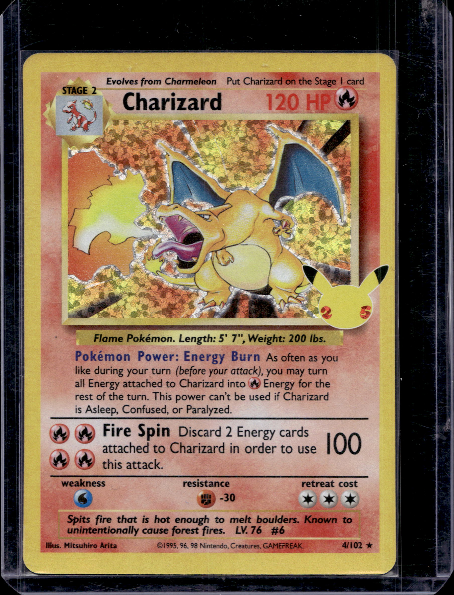 Charizard - Celebrations Stamped - 4/102 Raw