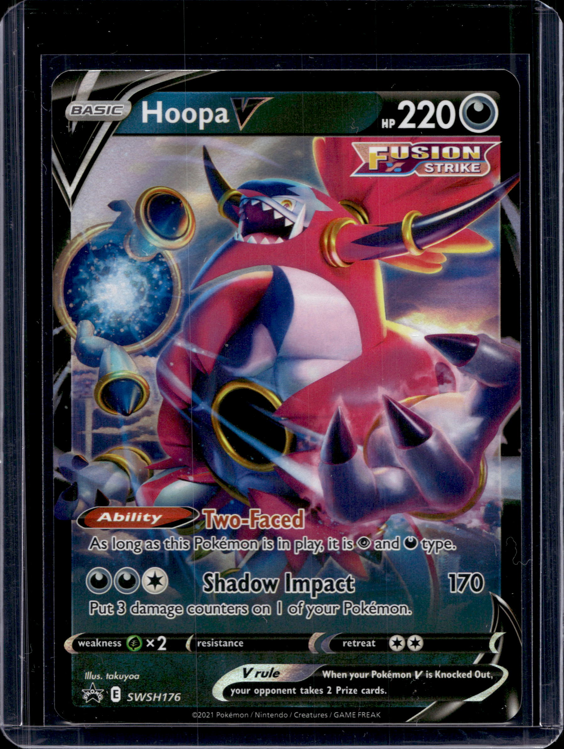 Hoopa V SWSH176 Raw RookieLegends