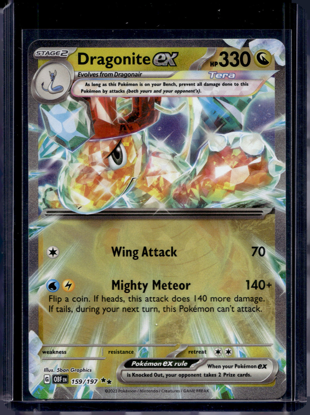 Dragonite ex 159/197 Raw