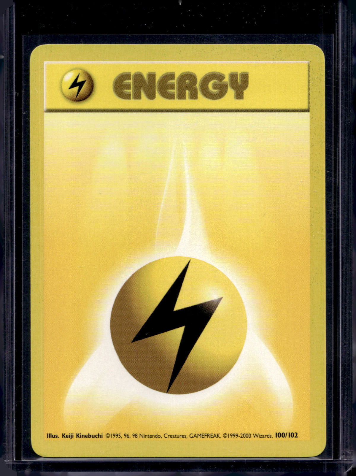 Lightning Energy (Base Set - Unlimited) 100/102 Raw