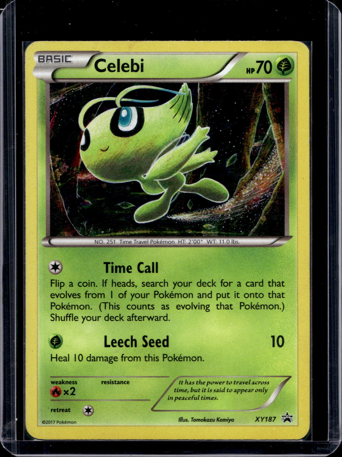Celebi - Holofoil - XY187 Raw