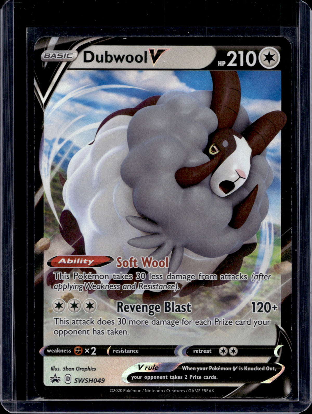 Dubwool V SWSH049 Raw RookieLegends