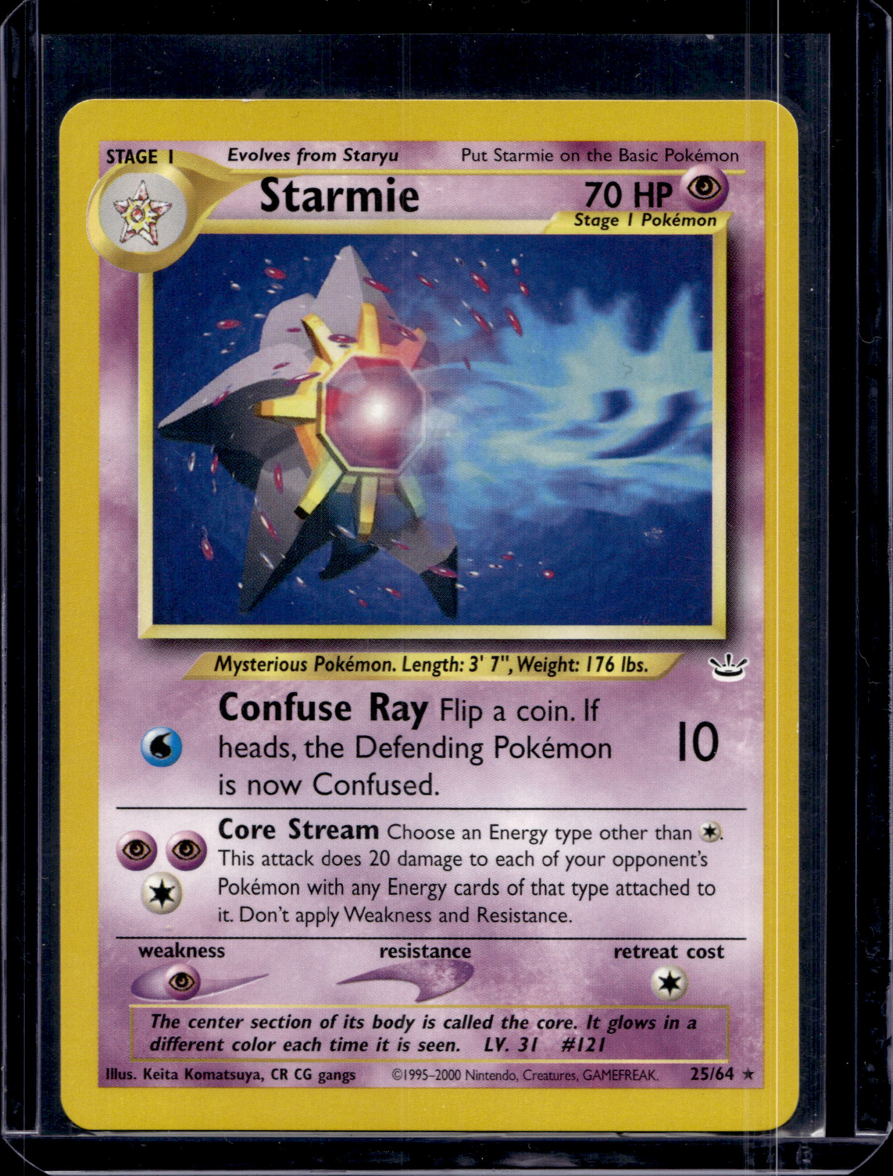 Starmie 25/64 Raw
