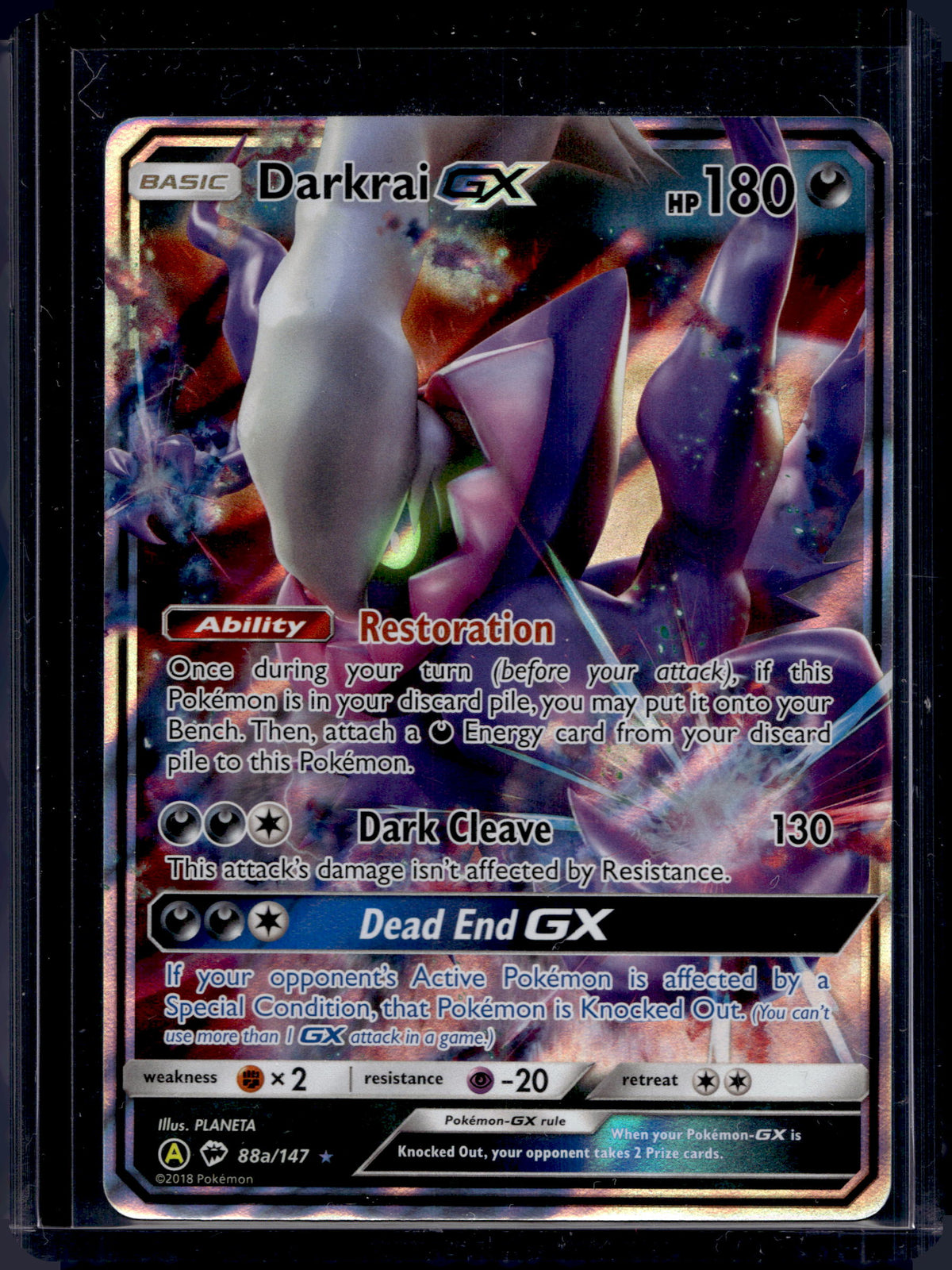 Darkrai GX 88a/147 Raw