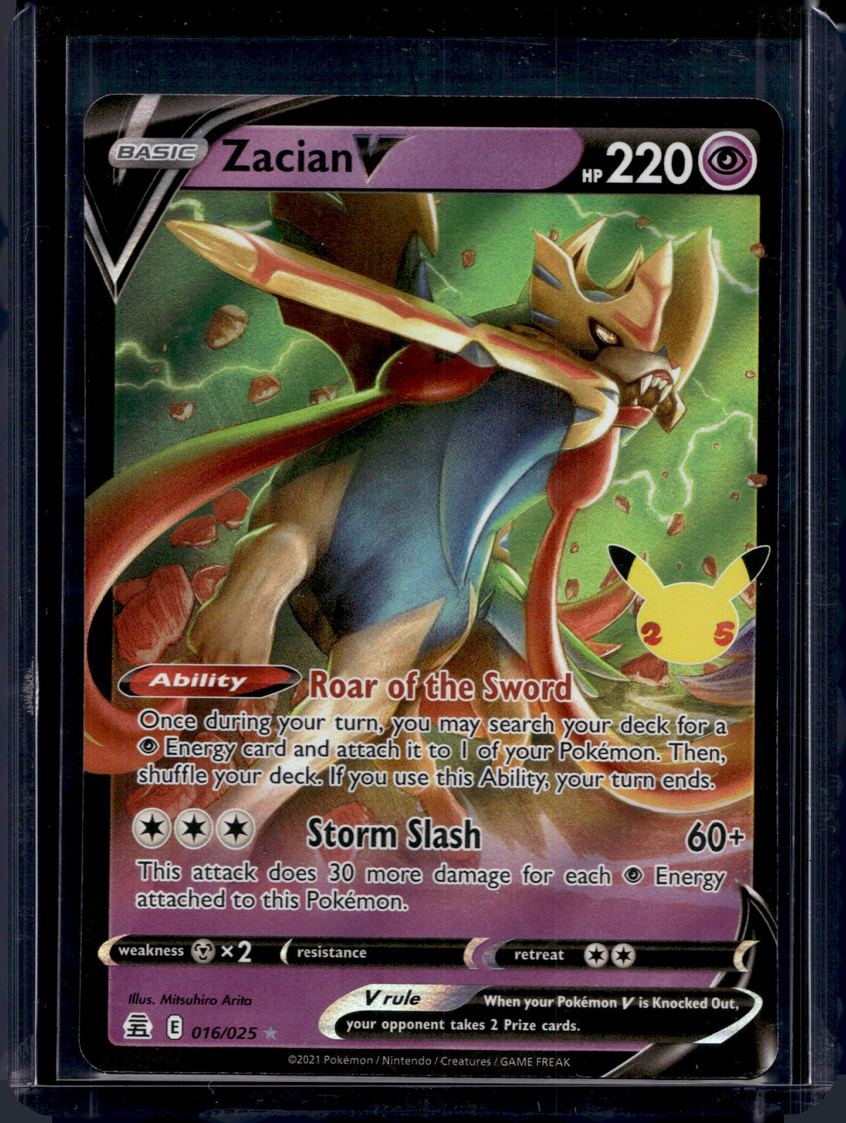 Zacian V 016/025 Raw RookieLegends