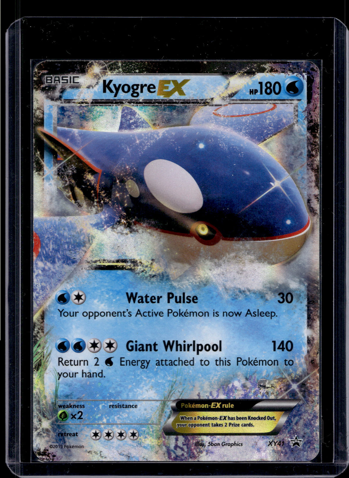 Kyogre EX XY41 Raw