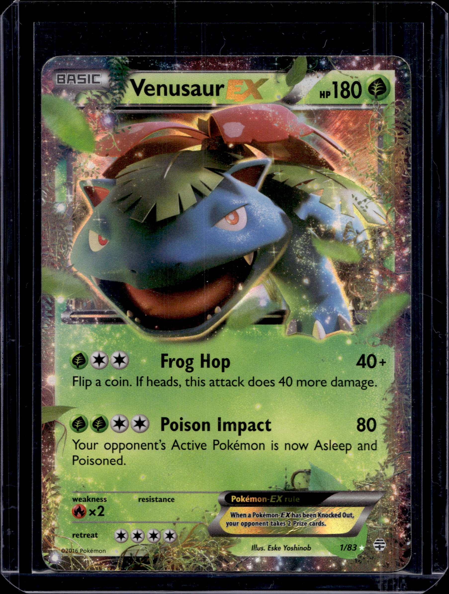 Venusaur EX 1/83 Raw