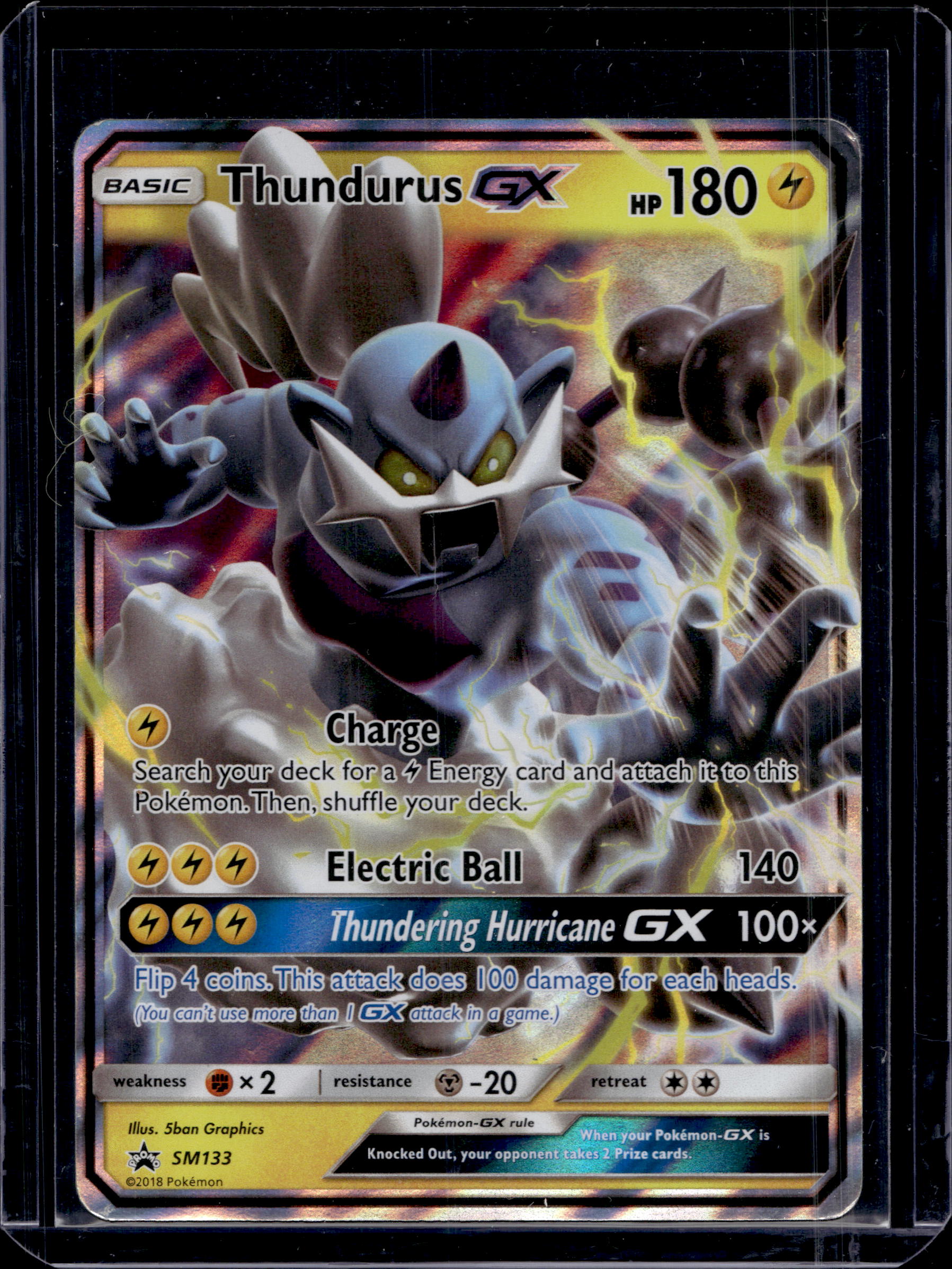 Thundurus GX SM133 Raw