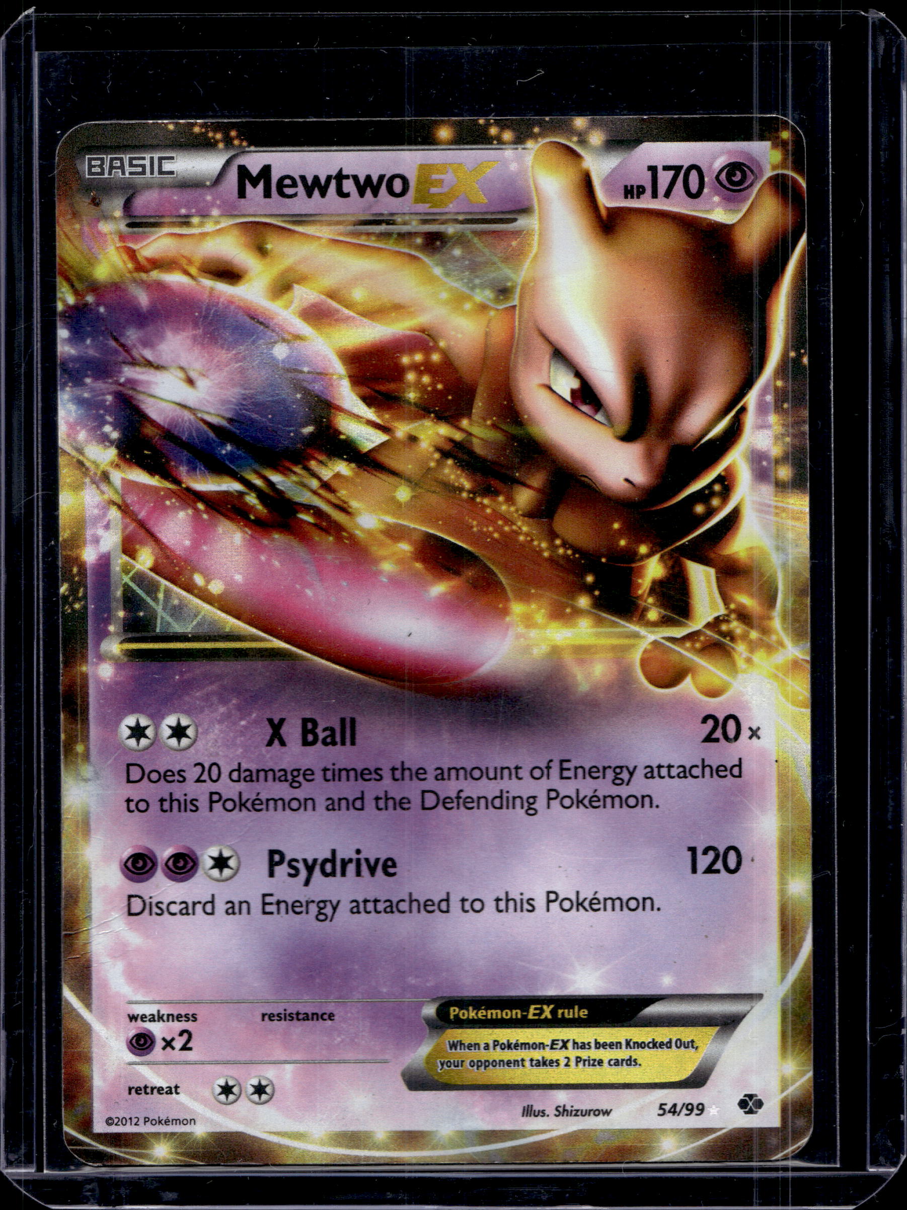 Mewtwo EX 54/99 Raw