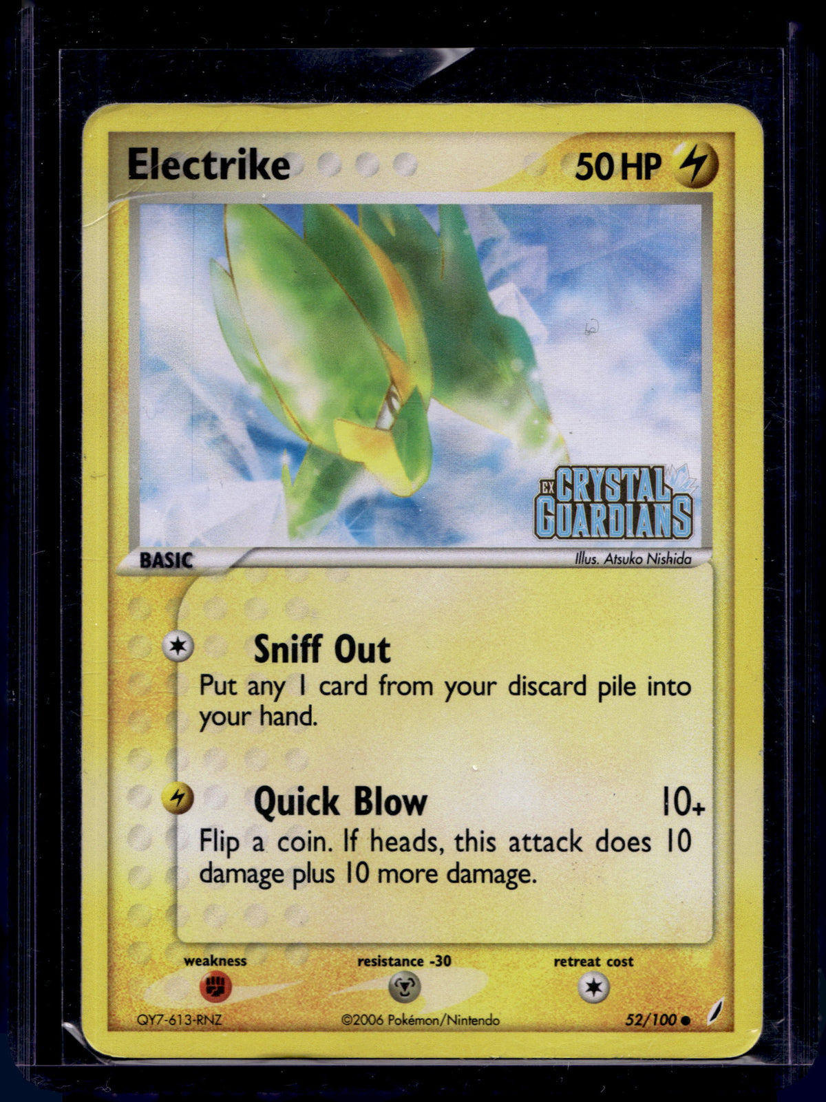 Electrike - Reverse Holofoil - 52/100 Raw