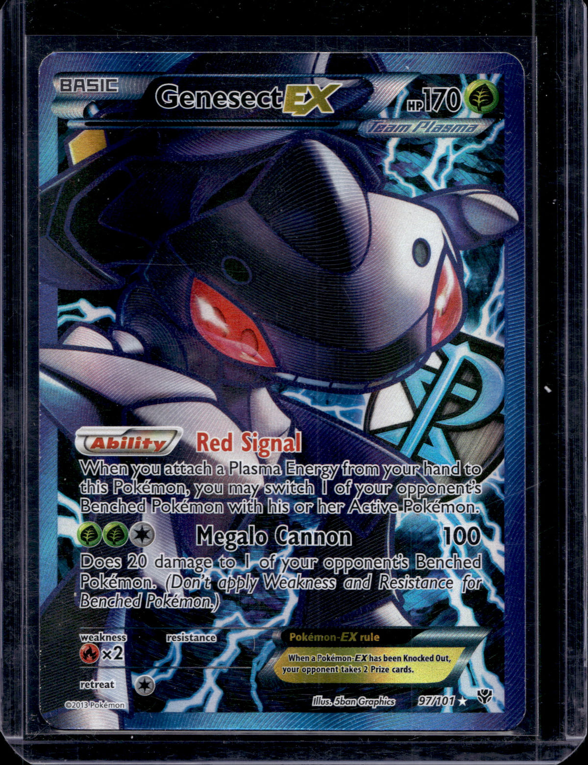Genesect EX (Team Plasma) 97/101 Raw