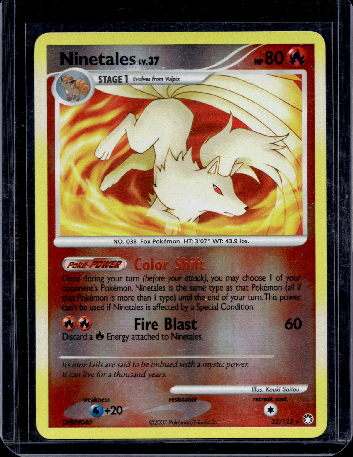 Ninetales - Reverse Holofoil - 32/123 Raw