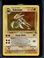 Kabutops (Fossil - Holofoil) 9/62 Raw