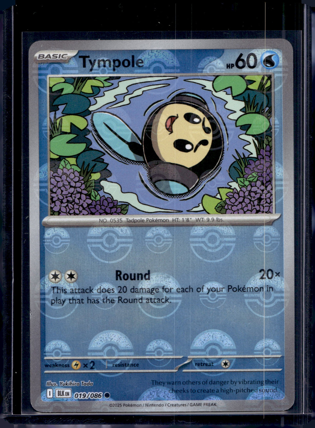 Tympole (Poke Ball Pattern) 019/086 Raw RookieLegends