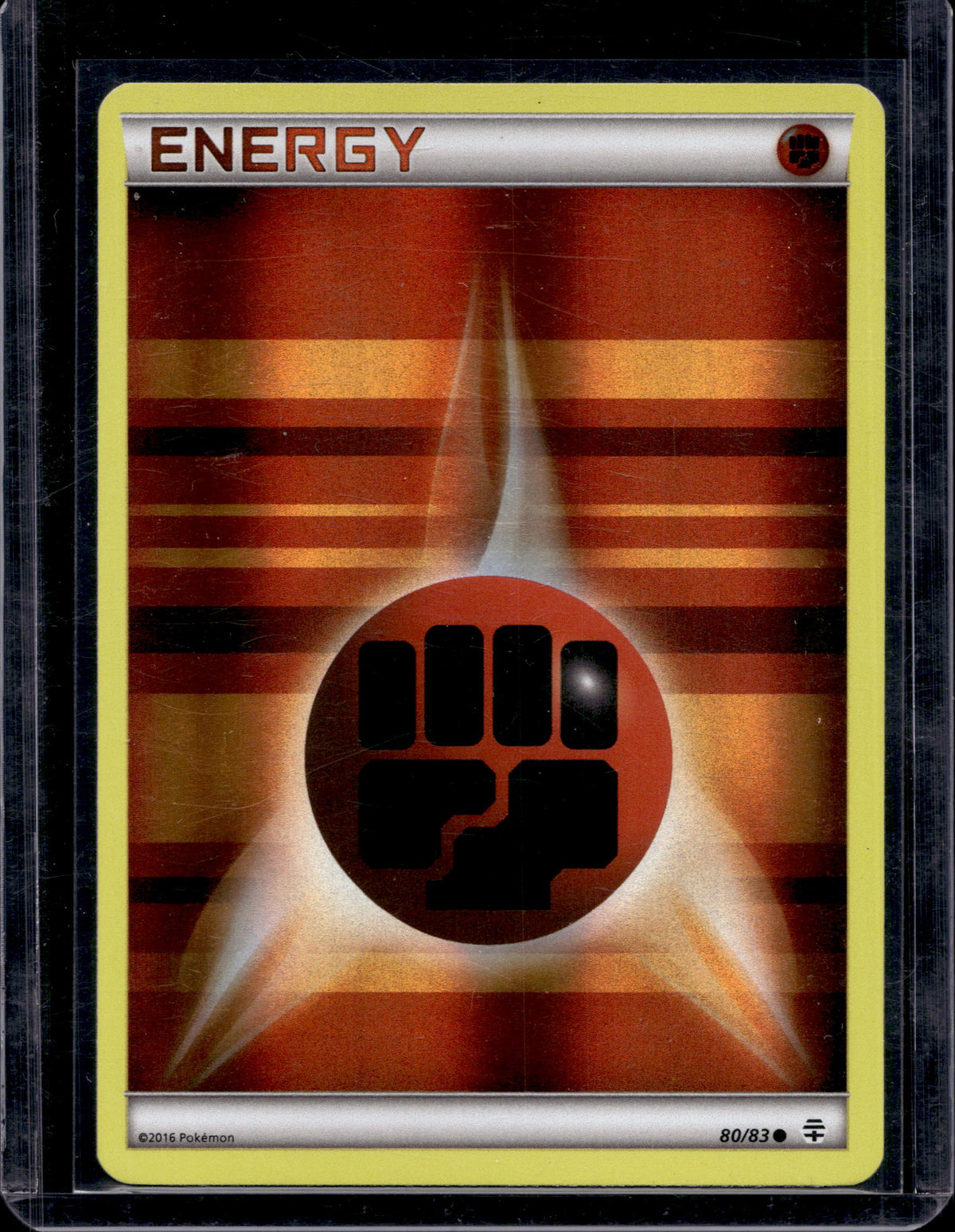Fighting Energy - Reverse Holofoil - 80/83 Raw