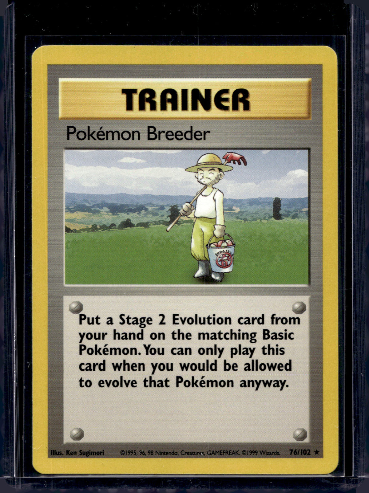 Pokemon Breeder (Base Set - Unlimited) 76/102 Raw