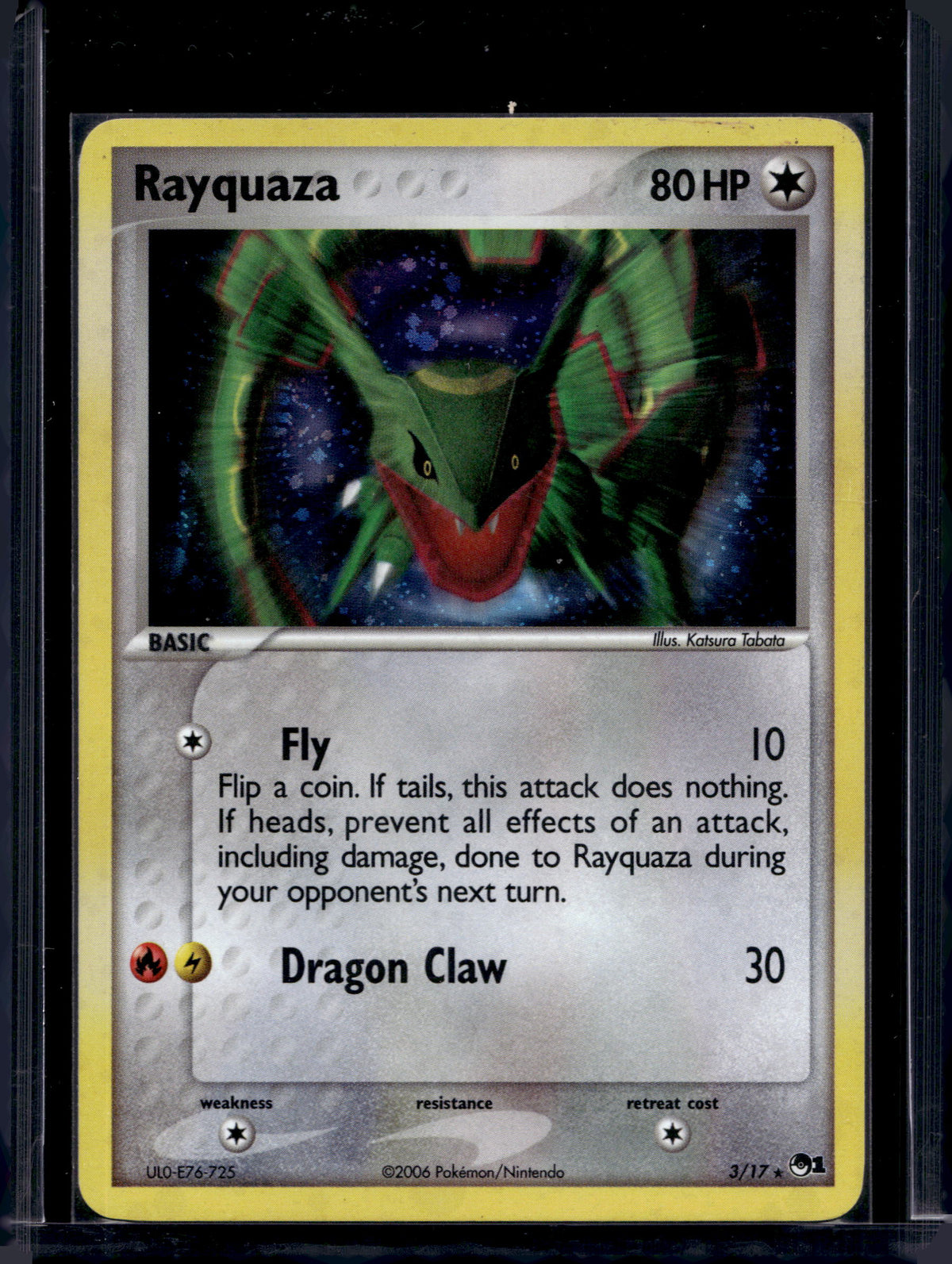 Rayquaza (2004) - Holofoil - 3/17 Raw