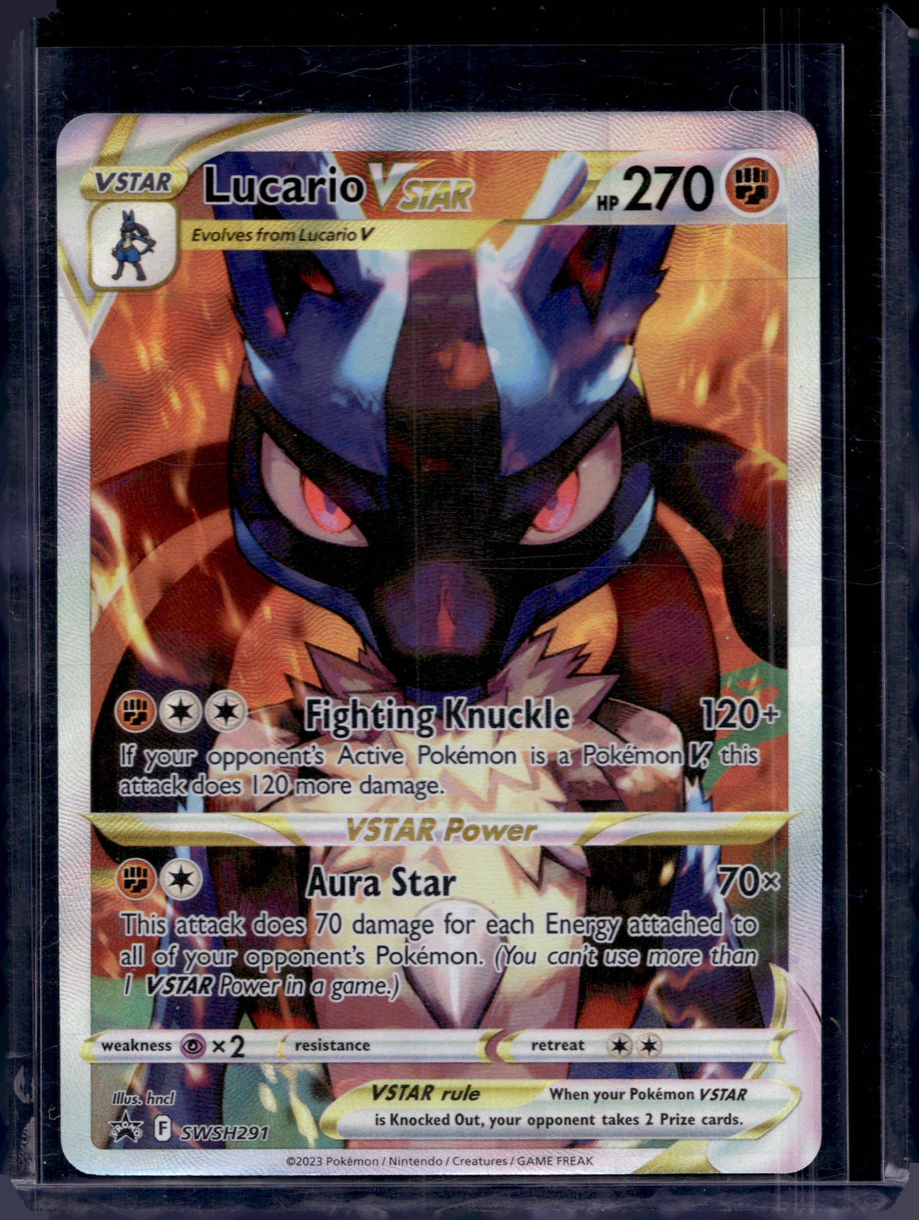 Lucario VSTAR SWSH291 Raw