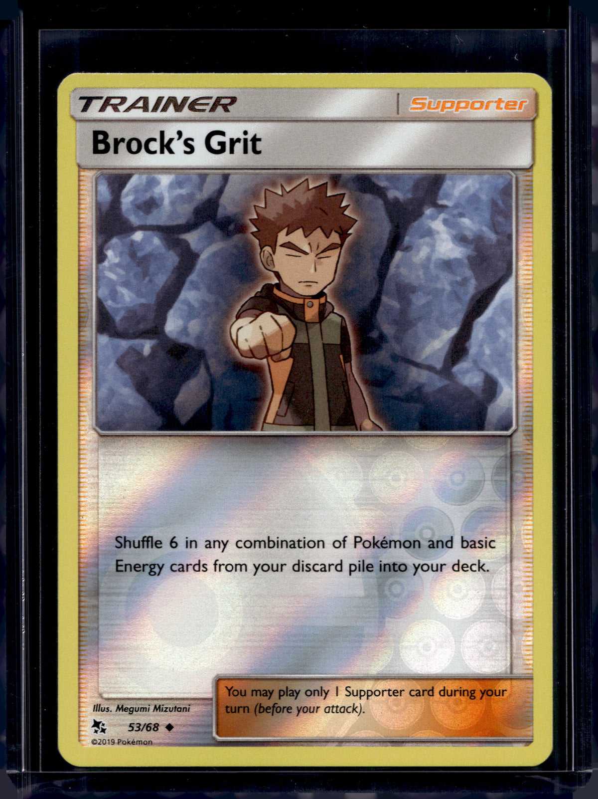Brock's Grit - Reverse Holofoil - 53/68 Raw