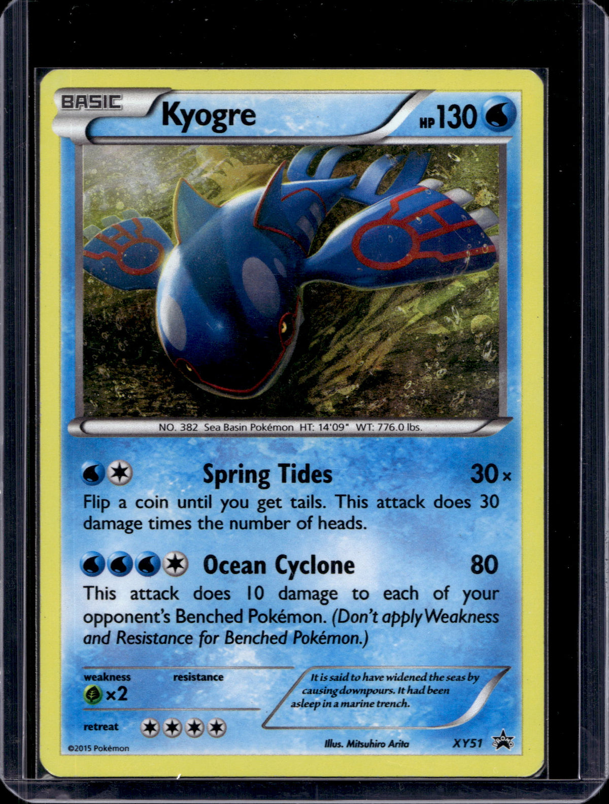 Kyogre - Holofoil - XY51 Raw