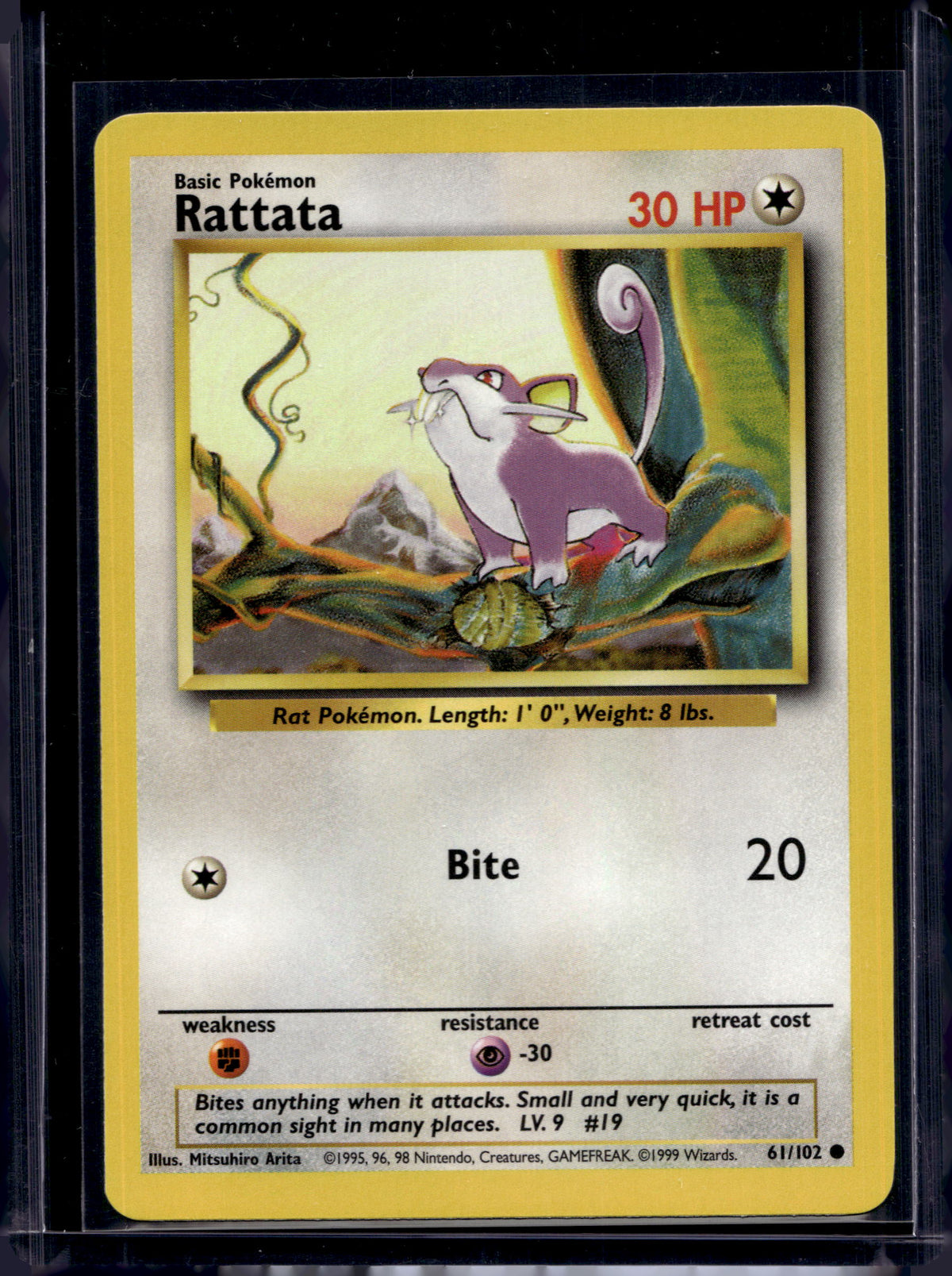 Rattata (Base Set - Unlimited) 61/102 Raw