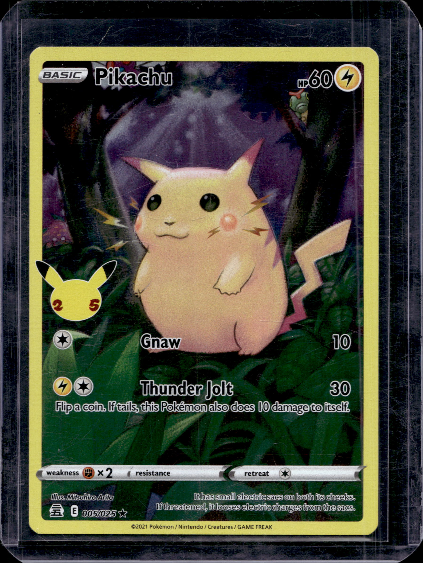Pikachu - Celebrations Stamped - 005/025 Raw