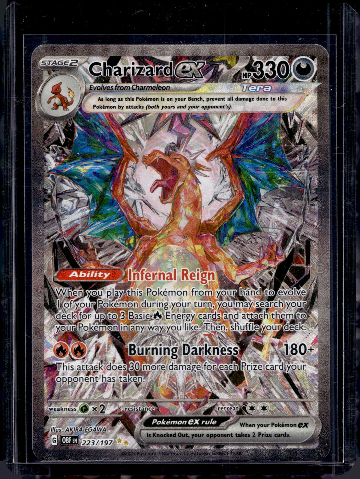 Charizard ex 223/197 Raw