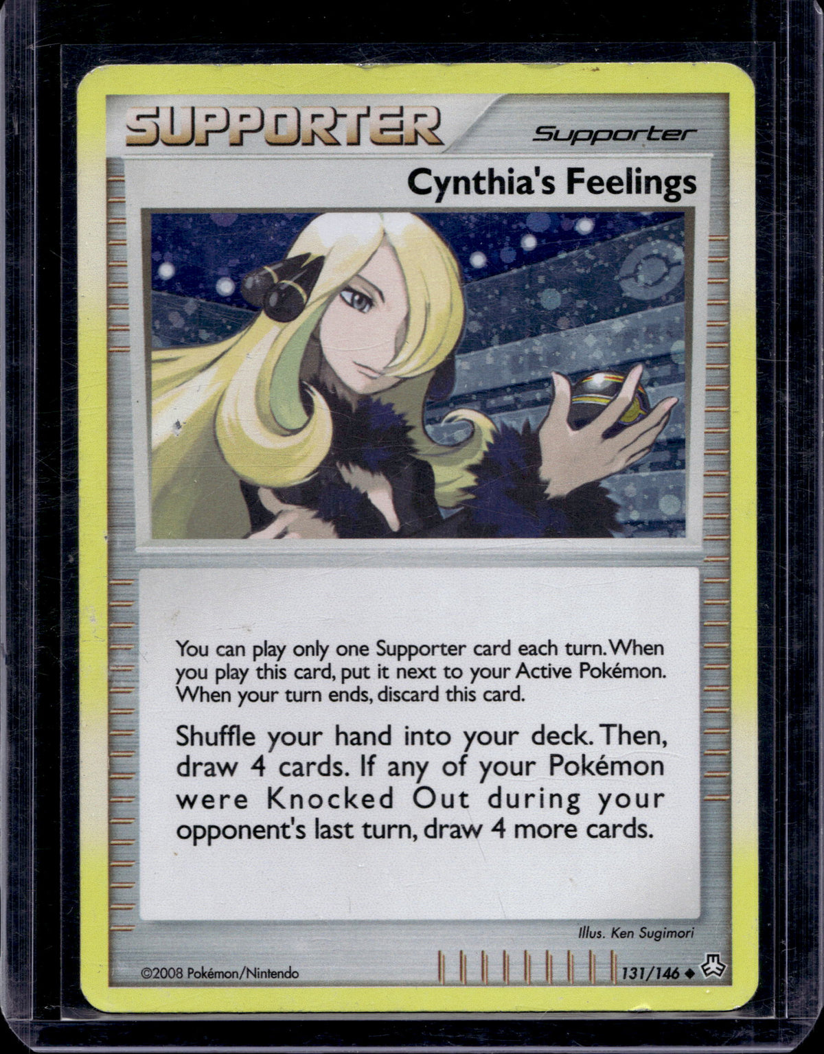 Cynthia's Feelings (Cosmos Holofoil) 131/146 Raw