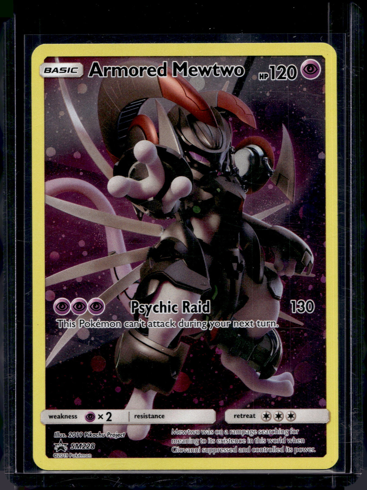 Armored Mewtwo SM228 Raw