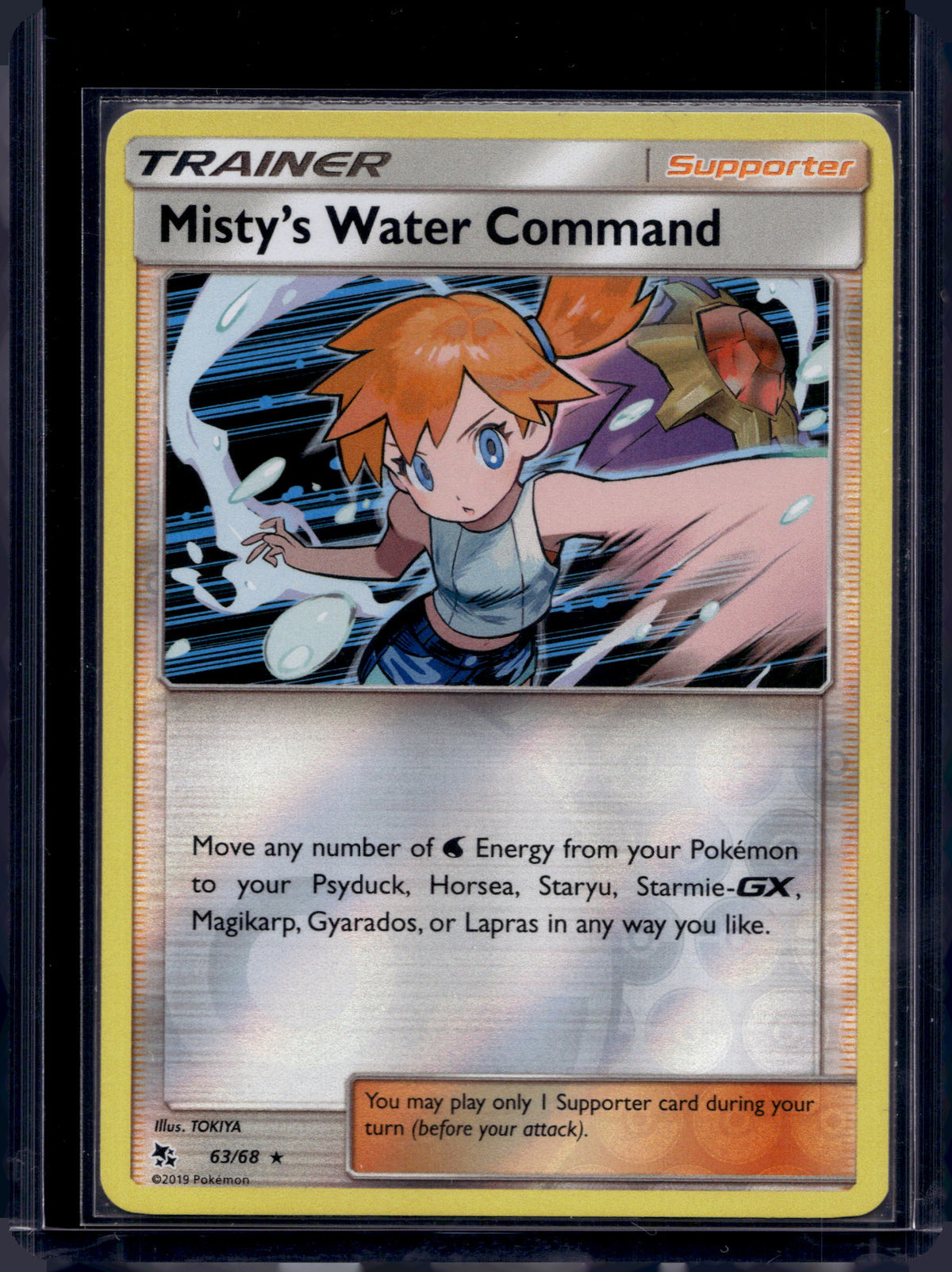 Misty's Water Command - Reverse Holofoil - 63/68 Raw