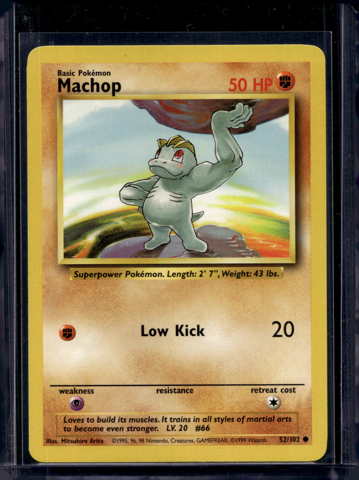 Machop (Base Set - Unlimited) 52/102 Raw