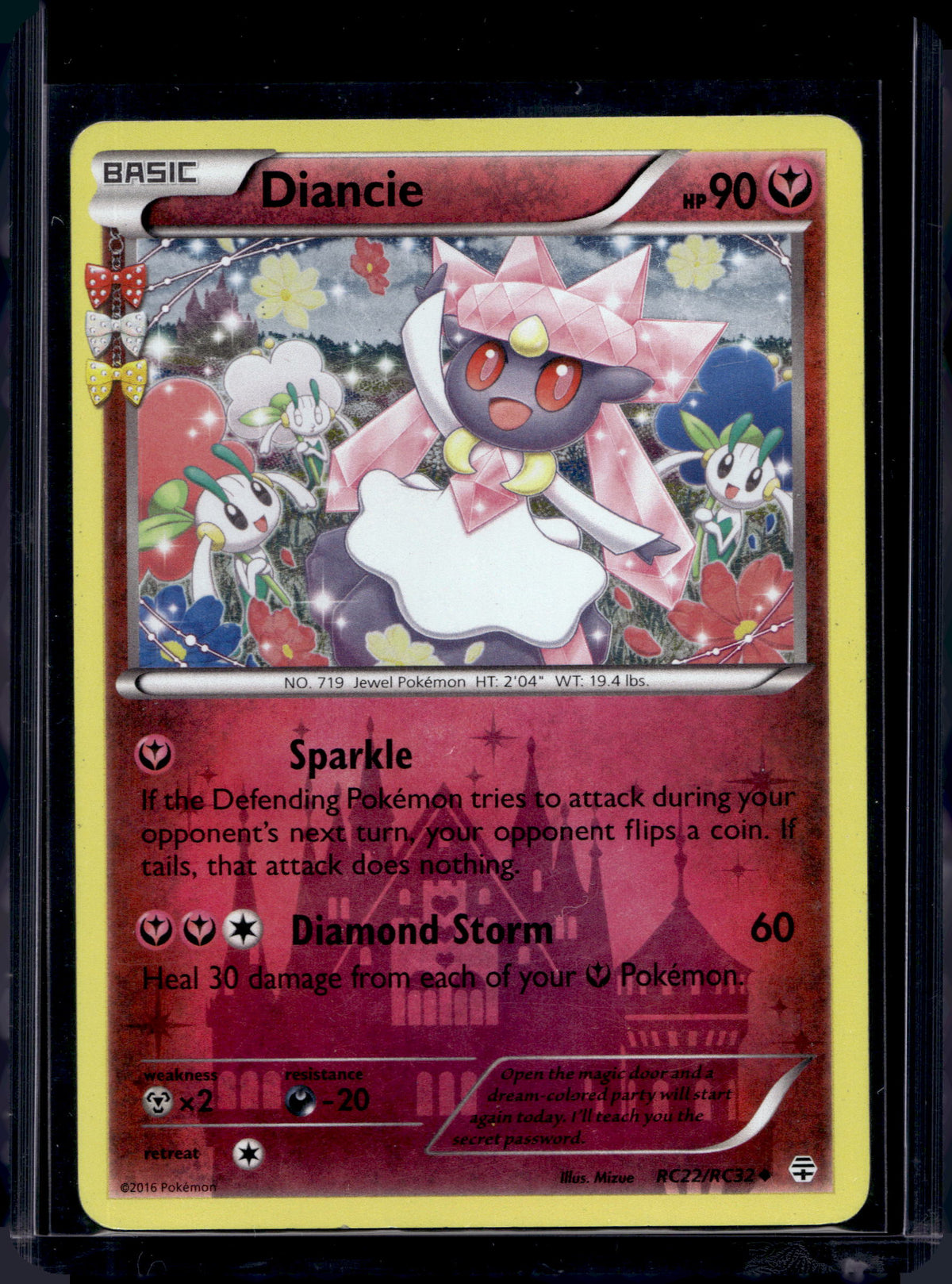 Diancie - Holofoil - RC22/RC32 Raw