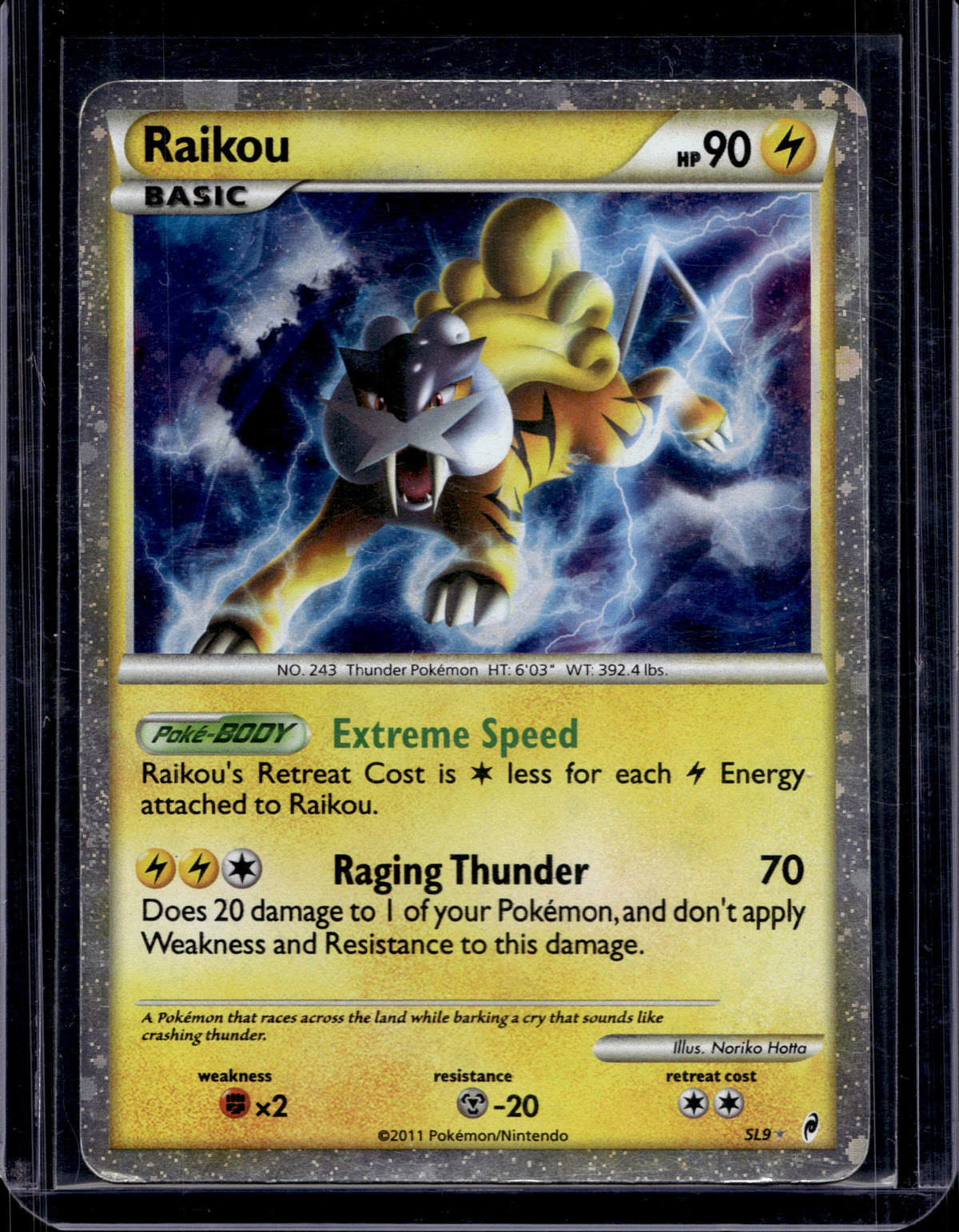 Raikou (Shiny) - Holofoil - SL9 Raw