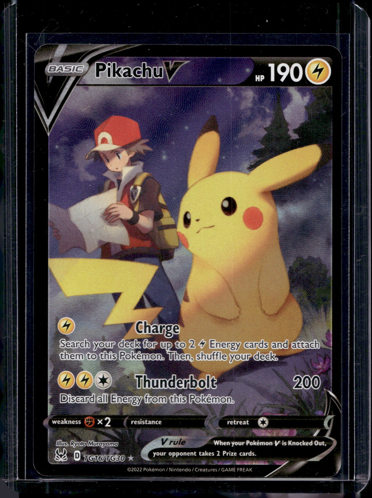 Pikachu V TG16/TG30 Raw