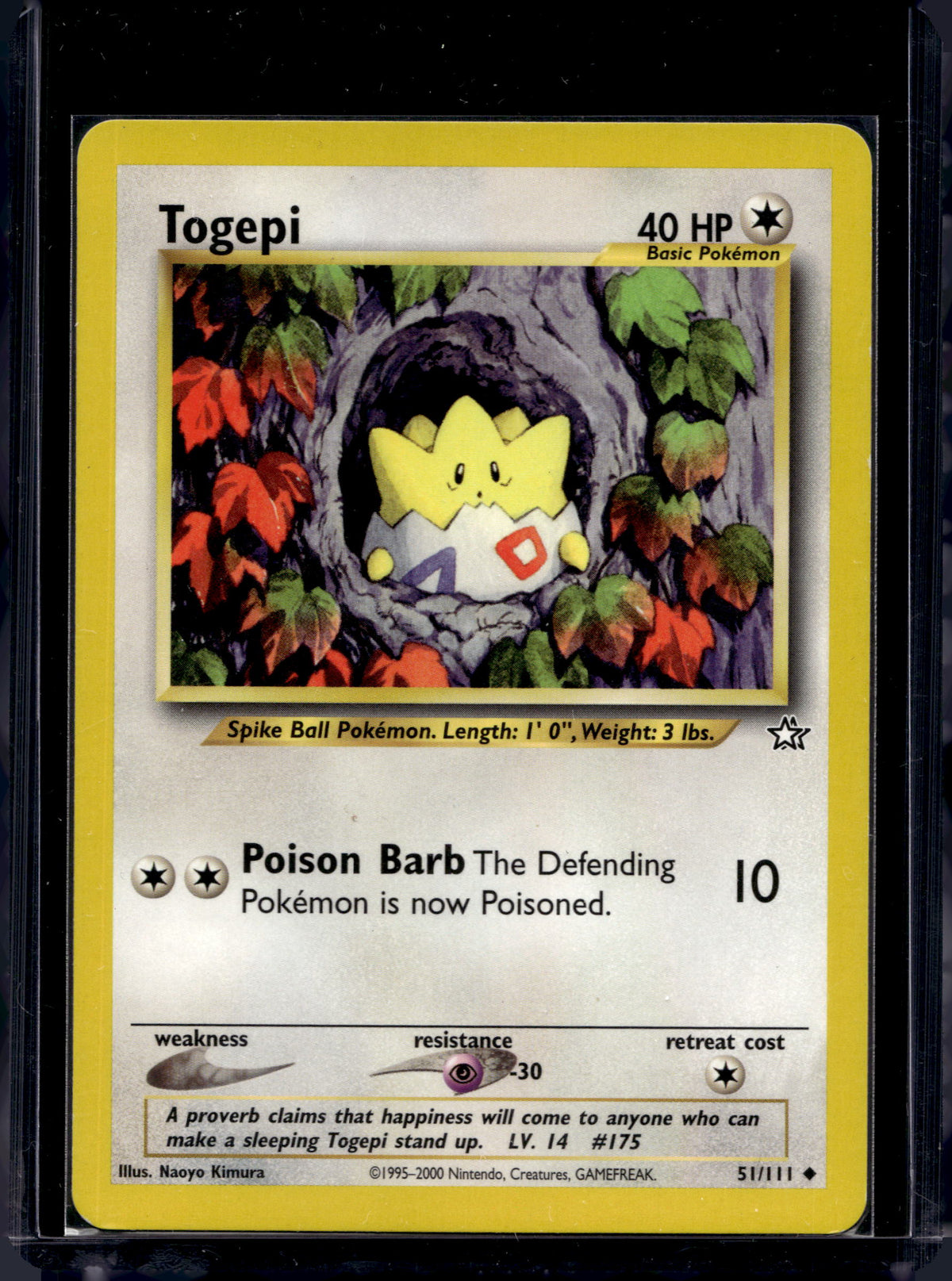 Togepi (Neo Genesis) 51/111 Raw