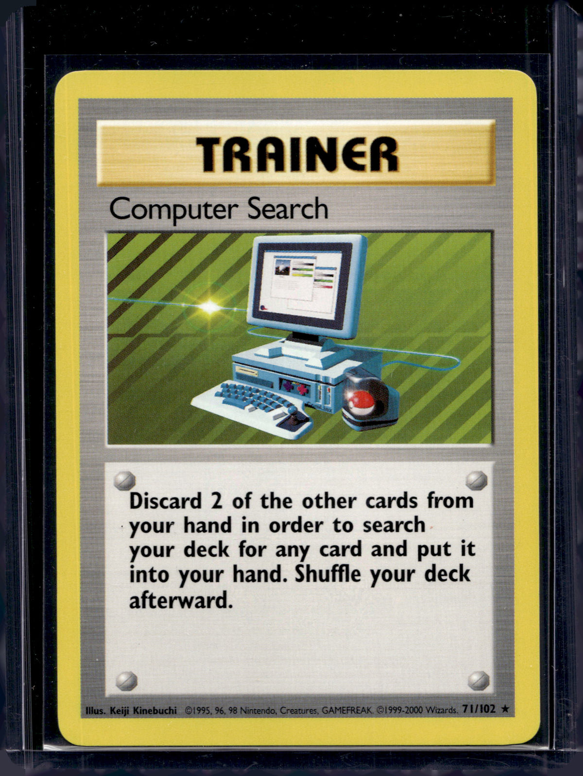 Computer Search (Base Set - Unlimited) 71/102 Raw