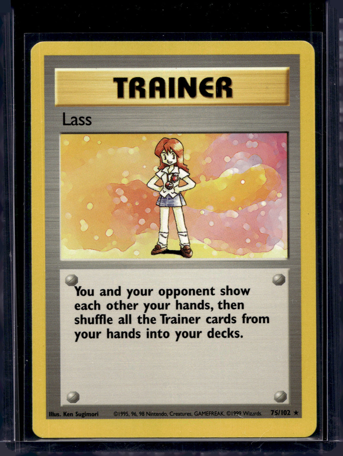 Lass (Base Set - Unlimited) 75/102 Raw