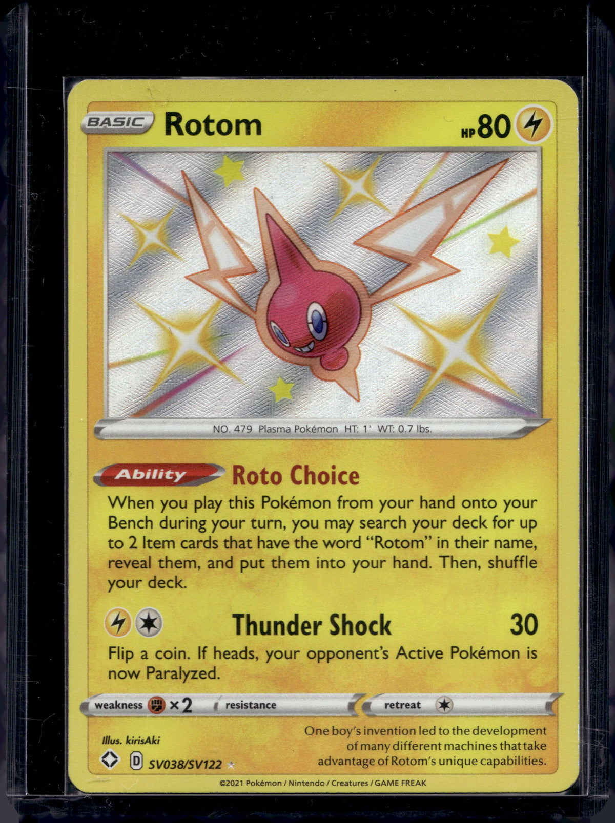 Rotom SV038/SV122 Raw