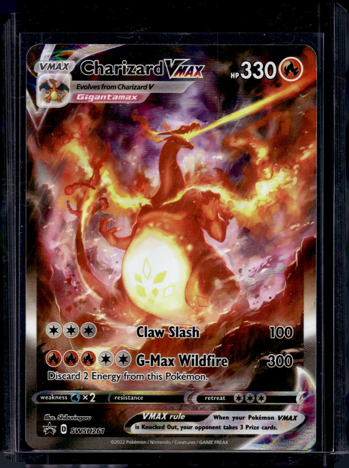 Charizard VMAX SWSH261 Raw