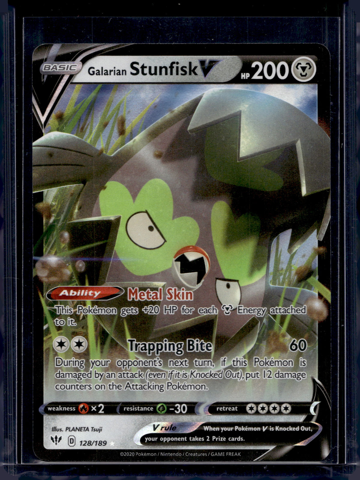 Galarian Stunfisk V 128/189 Raw