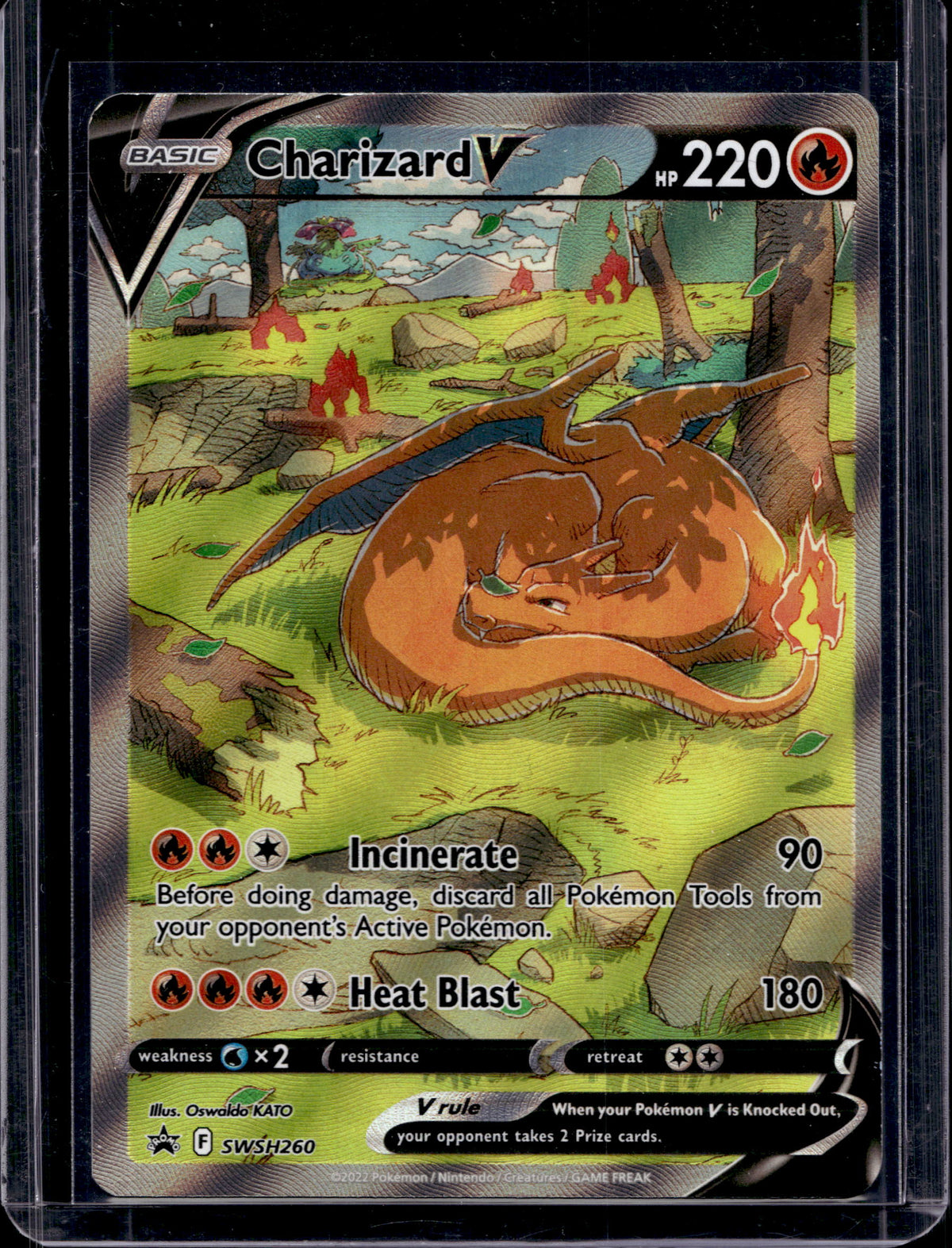 Charizard V SWSH260 Raw