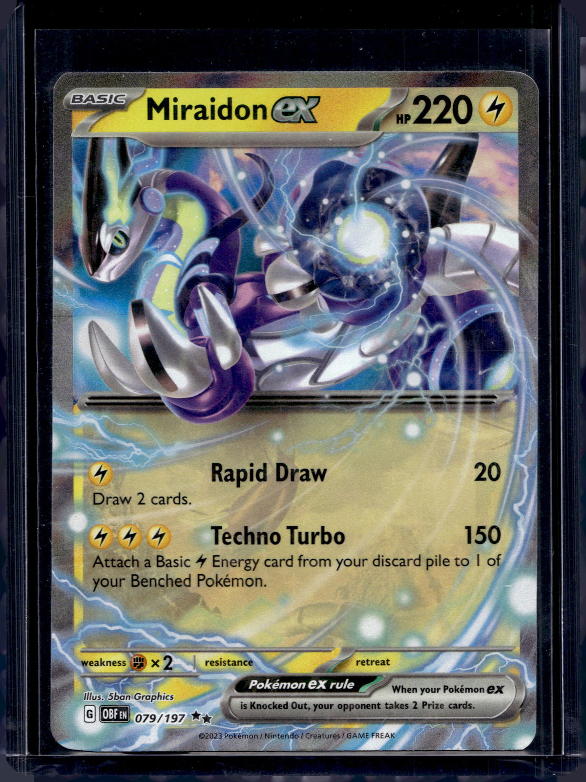 Miraidon ex 079/197 Raw