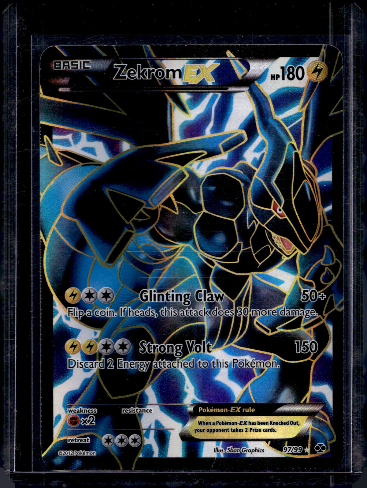 Zekrom EX 97/99 Raw