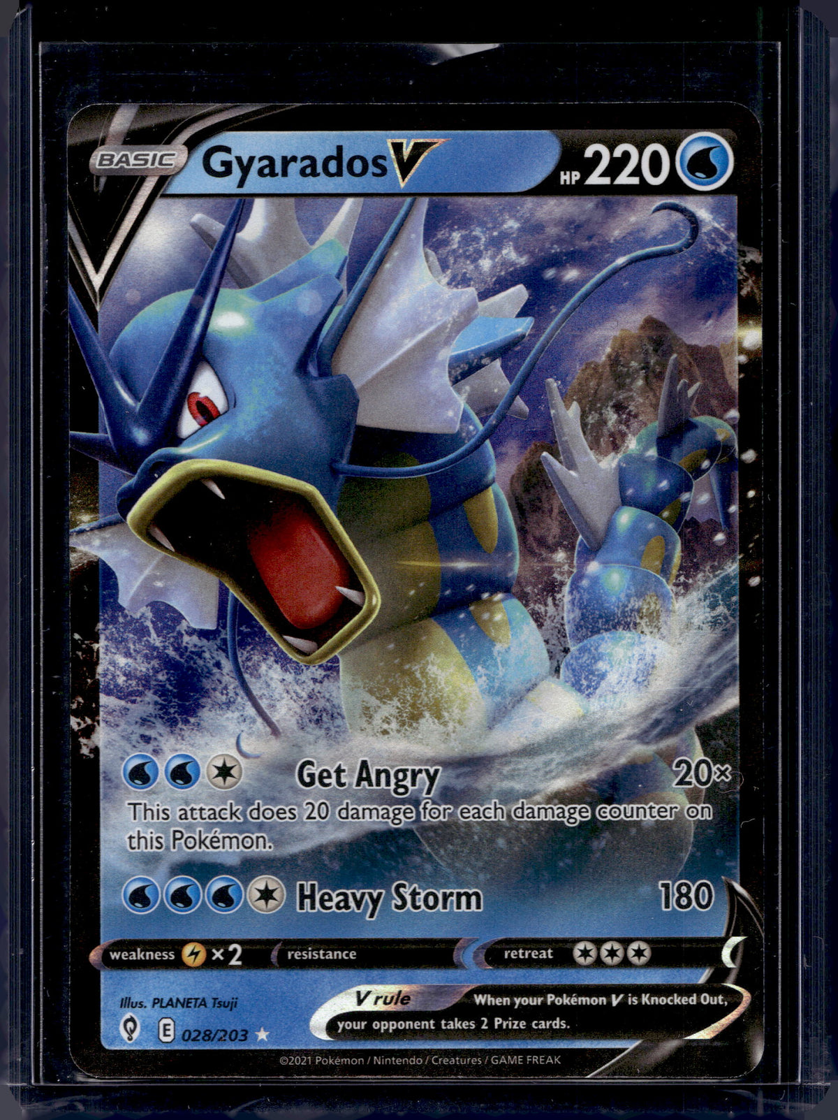 Gyarados V 028/203 Raw