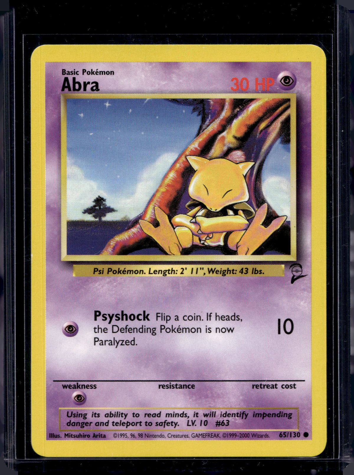 Abra (Base Set 2 - Unlimited) 65/130 Raw