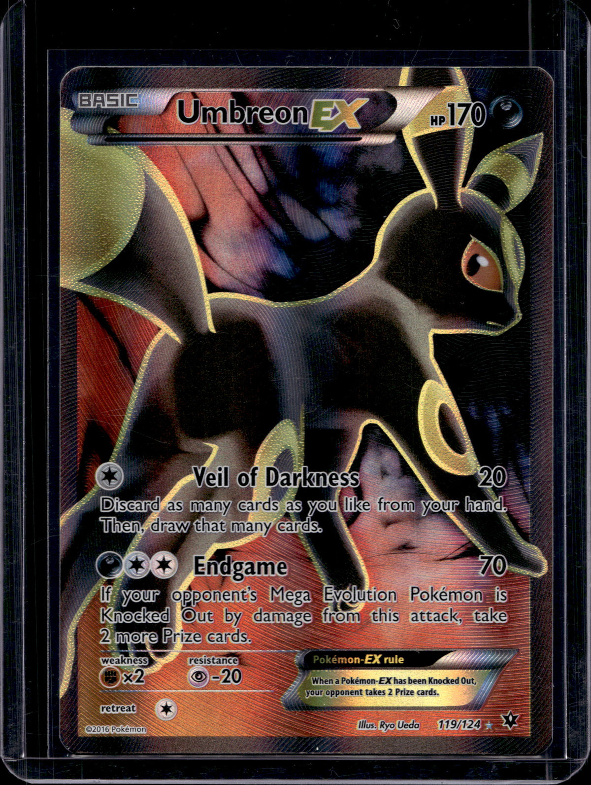 Umbreon EX 119/124 Raw