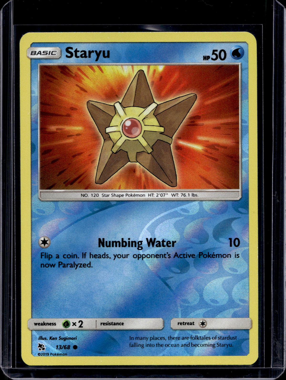 Staryu - Reverse Holofoil - 13/68 Raw